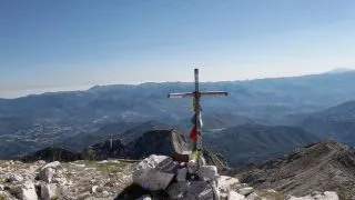 Vista panoramica dal Monte Tambura