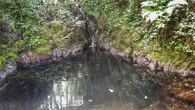 laghetto lungo le cascate di Casella