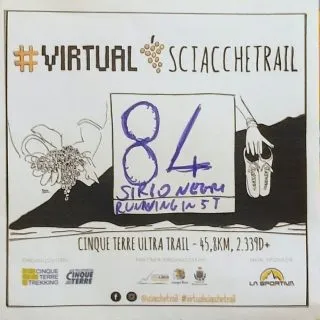 Pettorale personalizzato del Virtual Sciacchetrail